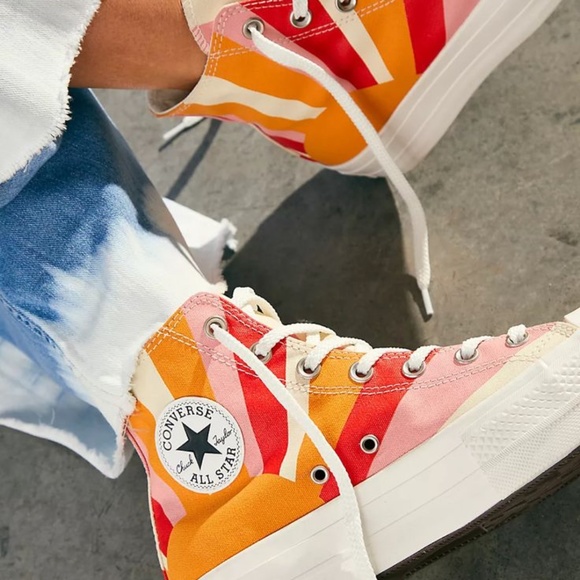 Converse | Shoes | Converse Chuck Taylor All Star Lift Platform Sunrise  Sneakers | Poshmark